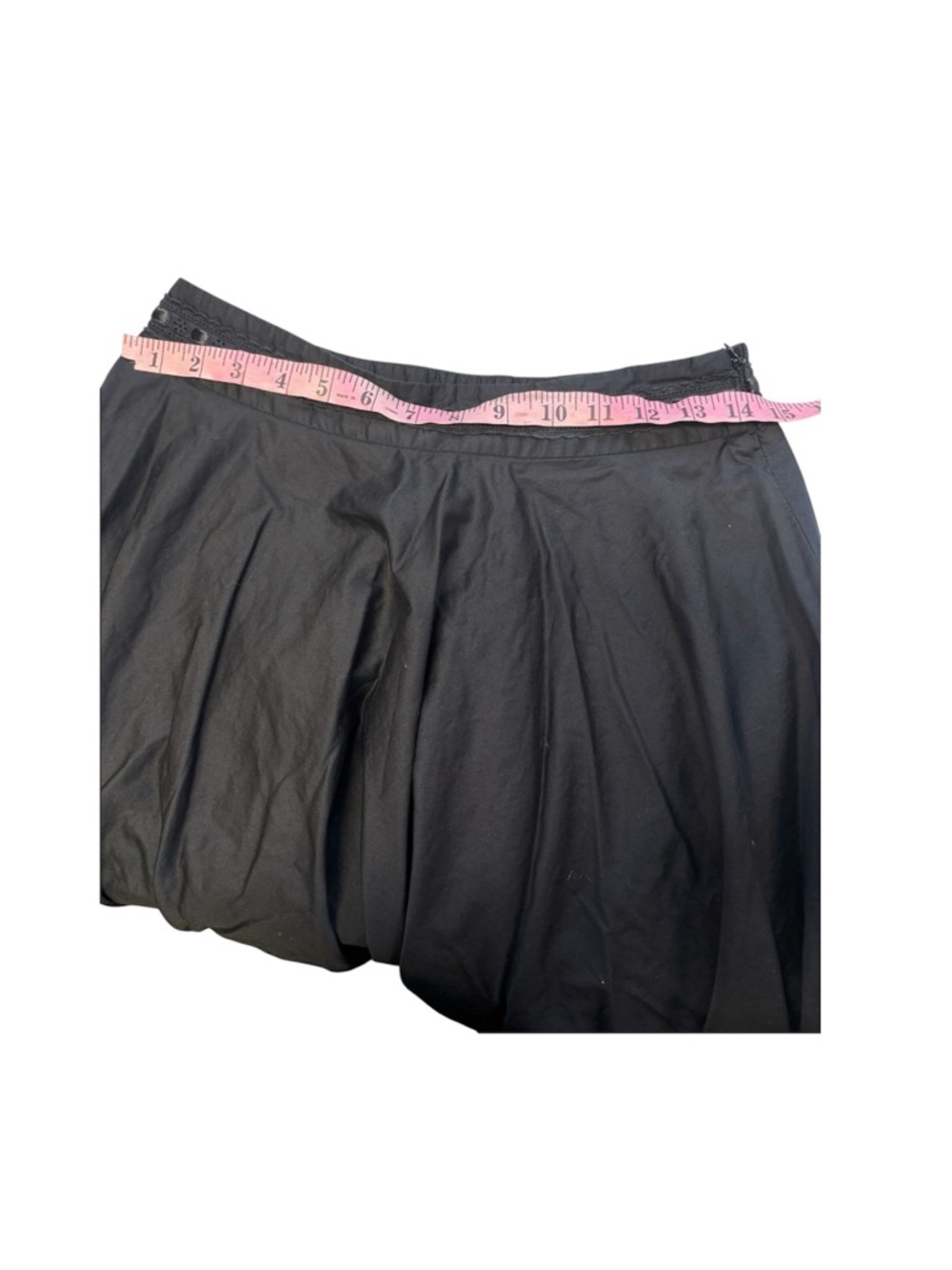Odille Anthropologie Black Full Circle Midi Skirt size 4. - Picture 6 of 9